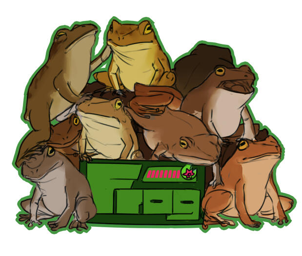 Frog Graphic Design piece